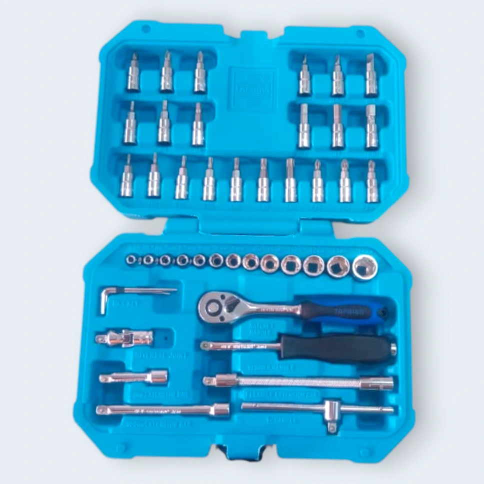 Taparia 1/4" Sq. Drive Socket Set (46 Pcs)